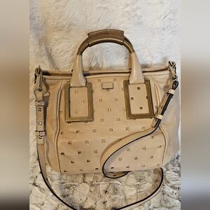 Chloé Ethel Beige leather handbag.
